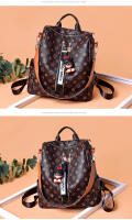 Mochila estampada versátil e informal para mujer, bolso de mamá de doble uso, a la moda, con conector para auriculares y gran capacidad - details 10