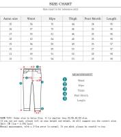 Jeans Estilosos de Cintura Alta y Elástica Pantalones de Lápiz de Moda para Mujeres con Botón - details 0