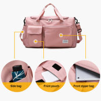 Bolso Deportivo para Mujer Bolso de Gimnasio Bolso de Mano para Yoga Separación Wet And Dry Bolso Cruzado para Fitness Equipaje de Viaje Bolso de Hombro para Zapatos Material de Nylon Fabricado en China - details 5