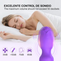Mini consolador vibrador AV varita mágica juguete sexual para adultos para mujer estimulador de clítoris y vagina masajeador de punto G masturbador femenino Sex Shop - details 3