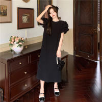 Vestido de Bubla de Talla Grande Estilo Verano para Mujeres Diseño Francés de Niche Falda Larga - details 15