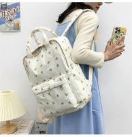 Mochila escolar fresca para mujer, literaria y artística, versátil, con flores informales, para niña y estudiante, novedad de 2024 - details 3