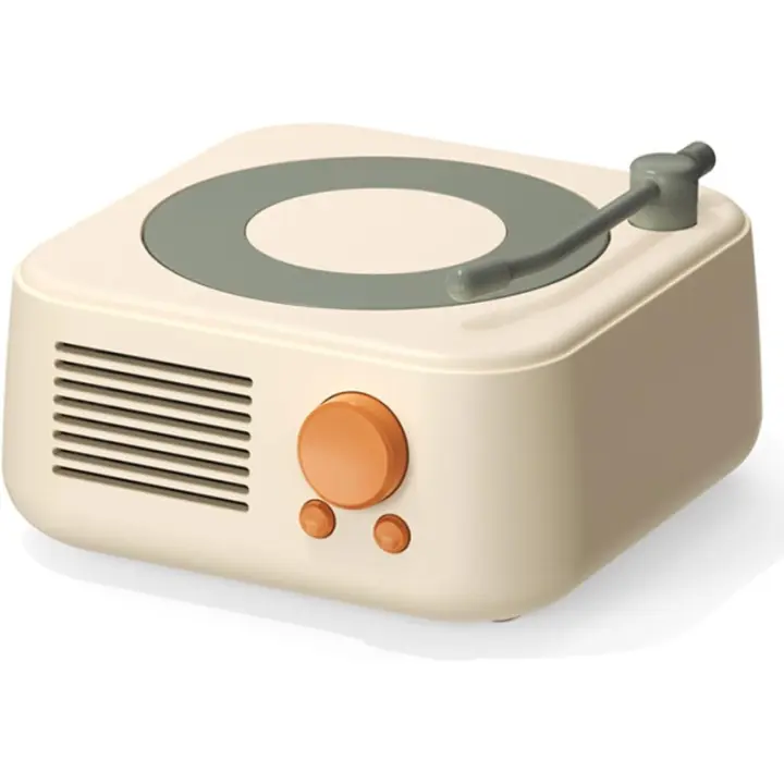 Altavoz bluetooth Vintage, Altavoz bluetooth portátil de estilo clásico antiguo para decoración del hogar y la Oficina - 1