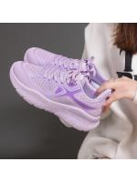 2025 primavera nuevo flyknit zapatos deportivos mujeres pareja modelos cien grueso fondo casual transpirable correr zapatos pequeño blanco zapatos - details 4