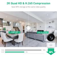 EDUP Mini EDUP 3MP WiFi cámara IP WIFI seguimiento automático Tuya cámara inteligente CCTV PTZ cámara de vigilancia de red - details 4