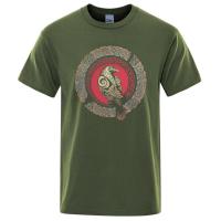 Camiseta de Manga Corta para Hombre, Camisa con Estampado de Cuervo Vikingo del Rey Ragnar, Estilo Informal y Hiphop, Ropa Veraniega, Cómoda y a la Moda, Año 2022 - details 8