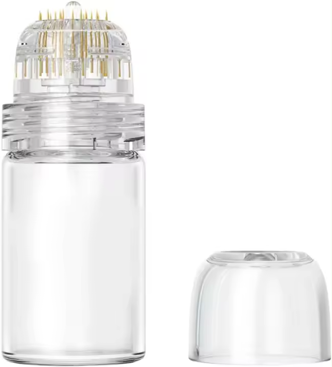 Rodillo Derma De Belleza 1. Aguja De Hidra De Microagujas De 5 Mm Botella De Esencia De Belleza Antienvejecimiento Herramienta De Microagujas Cosméticas - 1