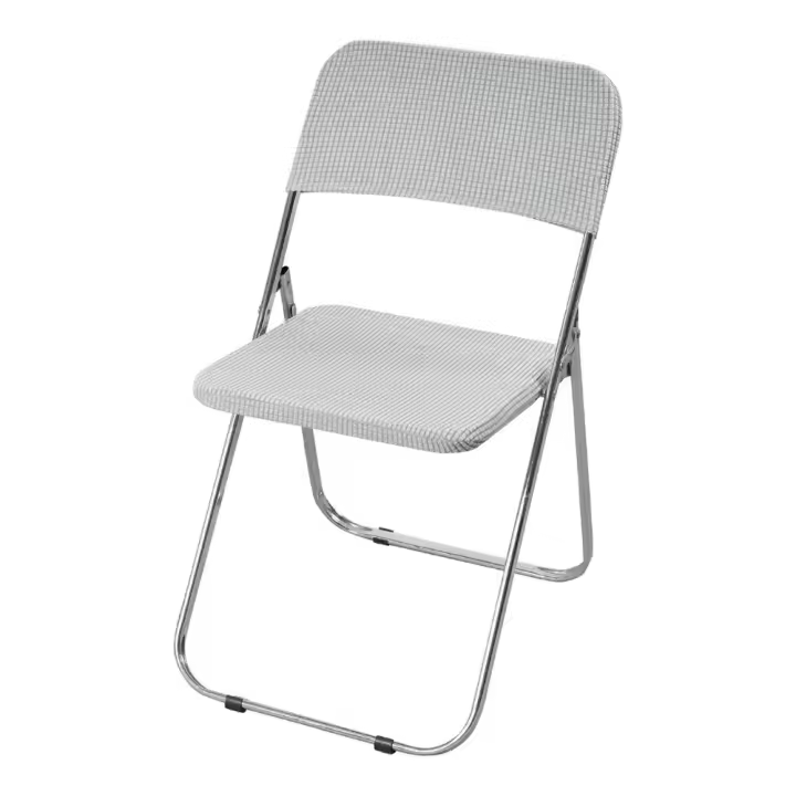 Funda de Silla Plegable de Lana Polar Funda Protectora Elástica para Banco de Boda - 1