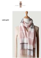 Bufanda de invierno 100% de lana, chal largo y cálido con patrón a cuadros para mujer, accesorio para adultos con estampado digital, 30x180cm - details 4