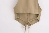 Conjunto Elegante de 2 Piezas para Mujer Joven Traje de Calle Chic, Chaleco Ajustado, Falda para Vacaciones, Novedad de Verano 2024 - details 9