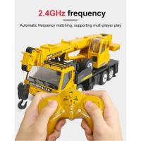 Juguetes de Control remoto para niños, transportador de aleación, elevador, ingeniería de construcción, simulación de grúa, modelo de camión, coche, juguetes para niños - details 8