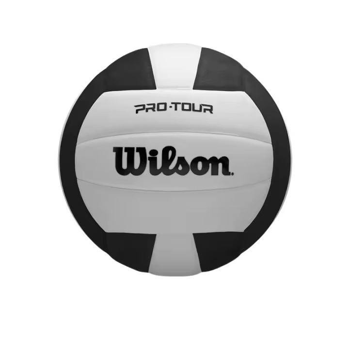 Balón de Voleibol Wilson Oficial - Diseño Contrastante Blanco/Negro en PU Minimalista - Talla 5 Estándar para Exterior - 1