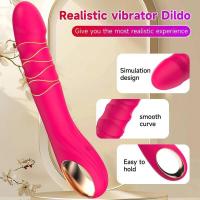 Empaque privado SEXY Dildo Vibrador G pot Estimulador Anal Clitorial con 10 Modos de Vibración de Empuje Juguete Sexual para Adultos para Parejas. - details 2