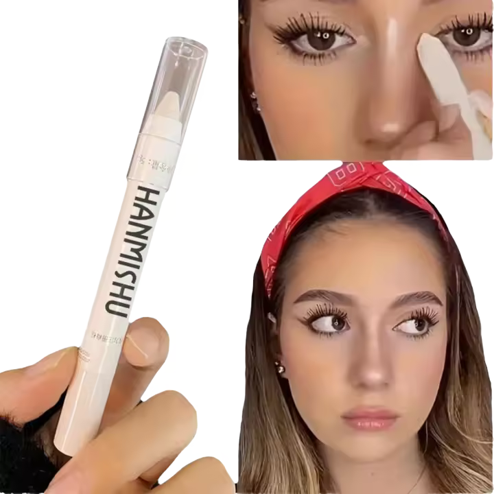 Lápiz de sombra de ojos blanco dorado resaltado brillante G9Y0 Efecto Dazzi para ojos claros - 1