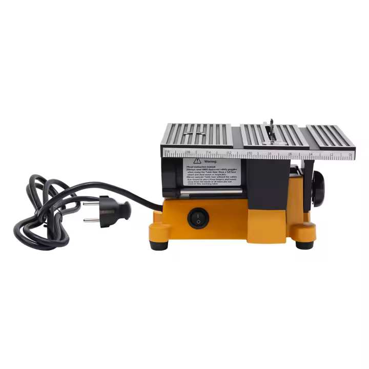 Mini Sierra de Mesa Circular de 4500 RPM Eficiente, Portátil, Afilada para Plástico, Madera, Vidrio - 1