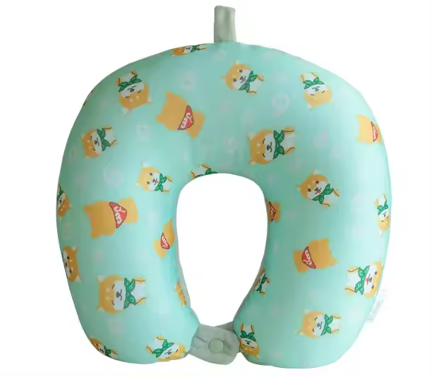 Almohada de Viaje de Espuma Viscoelástica Suave, Ajustable para Cabeza y Cuello, Ideal para Avión, Coche, Oficina - 1