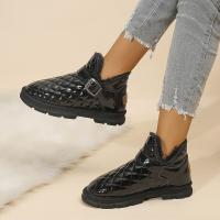 Botas cálidas de nieve para mujer, botines de felpa con hebilla, invierno, 2023 - details 2