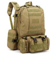 Mochila táctica 4 en 1 para hombre, bolsa de 55L para deportes al aire libre, Camping, senderismo, viajes, escalada - details 9