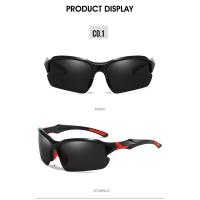 Gafas de sol deportivas polarizadas para exteriores, modelo nuevo 2025, con diseño de media montura y protección contra el viento - Gafas de sol para pesca - details 8