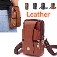 Bolso cruzado de gran capacidad Ricinera multifuncional para móvil Hebilla marrón - details 9