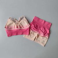 Conjunto de ejercicio de espalda degenerativa para mujer, sujetador deportivo para correr, ropa ajustada, Tre de 2 UDS, pantalones, contraste, yoga, Fierss, - details 8