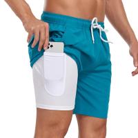 Pantalones cortos de secado rápido para hombre, de poliéster, con entrepierna de 5 pulgadas, para baloncesto y gimnasio, pantalones cortos transpirables con teñido anudado - details 8