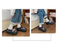 Zuecos de playa de verano para mujer con adorables detalles de dibujos animados, diseño calado transpirable, ligeros y cómodos para uso informal - details 13