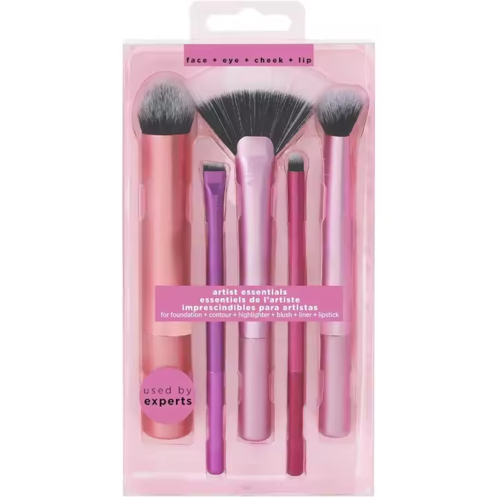 REAL TECHNIQUES Artist Essentials - Brochas Para Maquillaje Facial - 1