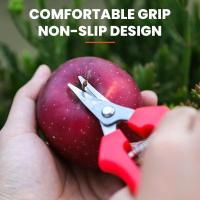 Tijeras compactas de jardín para podar ramas, cortar frutas y flores - details 4