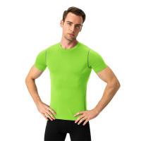 Camiseta de compresión de manga corta para hombre, de capa base camiseta interior, camiseta atlética - details 10