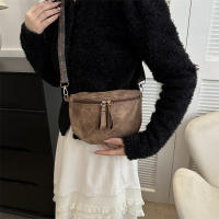 Bolso de Cintura de Cuero PU de Lujo Diseño Vintage de Color Sólido Bolso de Hombro de Moda para Primavera/Verano - details 2