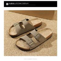 Zapatos De Hombre Cómodos De Cuero Para Playa Sandalias De Verano Moda 2024 Zapatos De Moda Para Hombres Sandalias De Madera Antideslizantes Tallas Reales - details 17