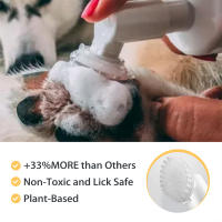 Champú de Espuma para Mascotas sin Agua Cepillo de Silicona para Limpieza de Patas de Perros, Gatos, Conejos, Caballos Suministros para Mascotas - details 1