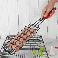 Cesta de Parrilla de Acero Inoxidable Ideal para Hot Dogs, Verduras, Carne, Camarones - details 1