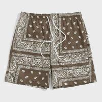 Pantalones cortos clásicos de playa y estampado vintage para hombre Perris, traje de baño informal de moda hawaiana, para vacaciones en el mar - details 3