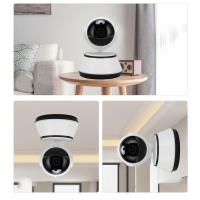 Cámara HD inalámbrica de monitoreo remoto para interiores, Monitor inteligente de red de 360 grados, vista panorámica, WIFI - details 8