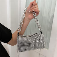 Bolso de Mano con Diamantes y Resplandor para Mujeres Bolso de Hombro Bolso de Señora Bolso Cruzado con Cadena de Cristal - details 7