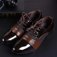 2023 Nuevo vestido de cuero genuino para hombre con borlas y zapatos de oficina con estampado formal - details 9