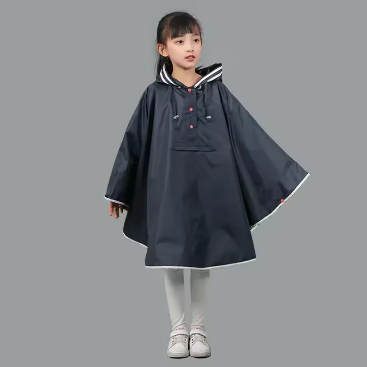 Chubasquero para niños y niñas, bonito impermeable con capucha, impermeable, impermeable para niños, capa de lluvia para niños, Poncho, ropa impermeable - 1