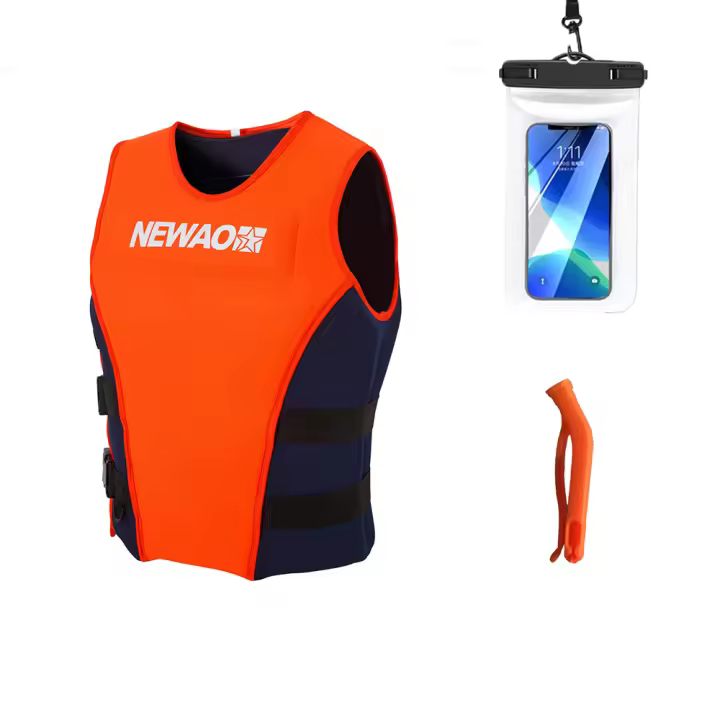 Swow-chaleco salvavidas de neopreno para adultos, chaqueta de seguridad para Wakeboard, natación, Zwemvest, Kinderen, Puddle Jumper - 1