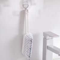 Cepillo de limpieza triangular sin callejón sin salida, cepillo de suelo de cerdas rígidas para colgar con cabeza Triangular, cepillo para huecos de azulejos de cerámica lavable blanco - details 9
