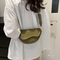 Bolso de hombro con doble correa para mujer, bolso cruzado de cuero PU versátil, moda informal de Color sólido - details 12