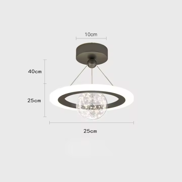 Luz de techo para balcón y escalera, accesorio de iluminación moderno para decoración de habitación - 1