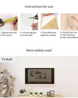 Pegatinas de Pared de Espuma de Madera 3D Autoadhesivas, Impermeables, a Prueba de Humedad - details 5