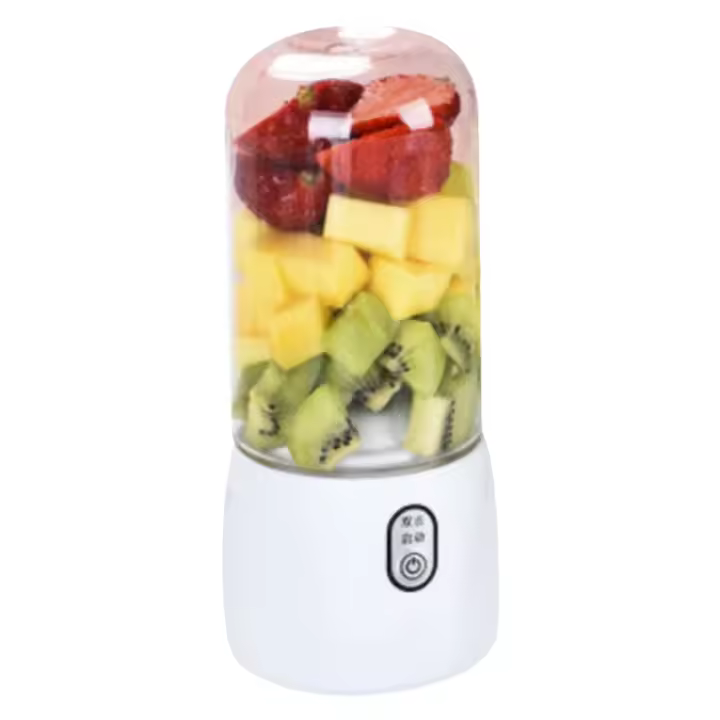Exprimidor de Frutas Eléctrico Portátil Cortador, Batidora, Licuadora, Recargable por USB, Taza de Jugo, Botella para Viajes - 1