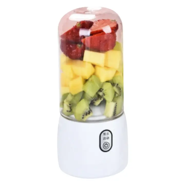 Exprimidor de Frutas Eléctrico Portátil Cortador, Batidora, Licuadora, Recargable por USB, Taza de Jugo, Botella para Viajes - 1