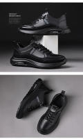 Zapatos de Moda para Hombres de Cuero de Vaca de Primera Capa Zapatillas Deportivas y de Ocio Ligeros y Antideslizantes para Primavera - details 13