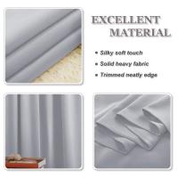 Cortinas Opacas con Ojales para salón, Cortina Aislantes térmicas para Dormitorio, 1 Pieza - details 27