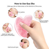 Masajeador facial de piedra Natural Guasha, raspador de cera de abeja, tablero de acupuntura Gua Sha, herramienta de masaje para SPA - details 8
