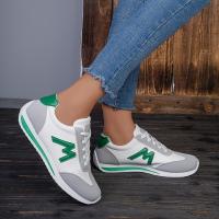 Women's Fashion Sneakers Low Top Lace-Up Breathable PU Leather Casual Running Shoes - details 5